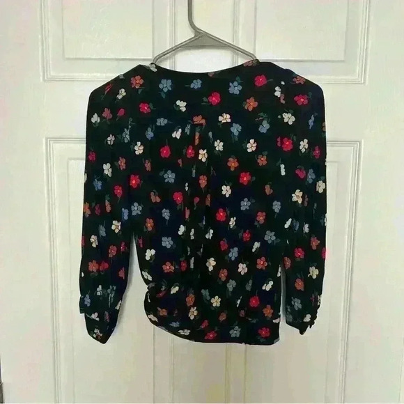 Madewell Wrap Top in Pressed Flowers - Picture 5 of 5